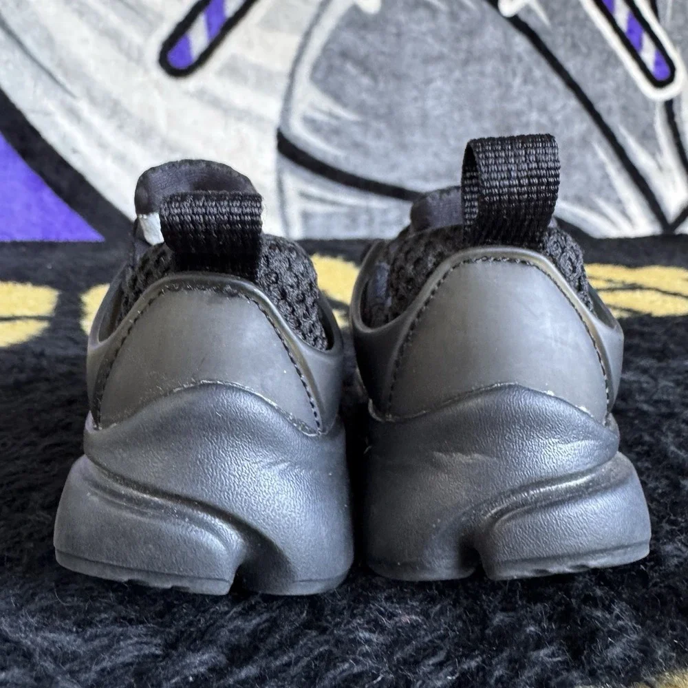 Size 4c - Nike Little Presto Toddler Slip On Shoes Sneakers- Black- 844767-003